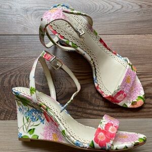 Vince Camuto Floral Wedge Sandals